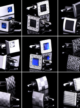 简约法式衬衫袖扣袖钉cufflinks男西服衬衣袖扣结婚新郎配饰礼物