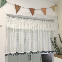 Готово Американская кухня -Бесплатная короткая занавеска короткая занавеска маленькая занавеска
