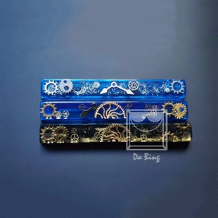 朋克手工岁月SA 客制化键帽 定制机械键盘键帽 树脂齿轮空格个性