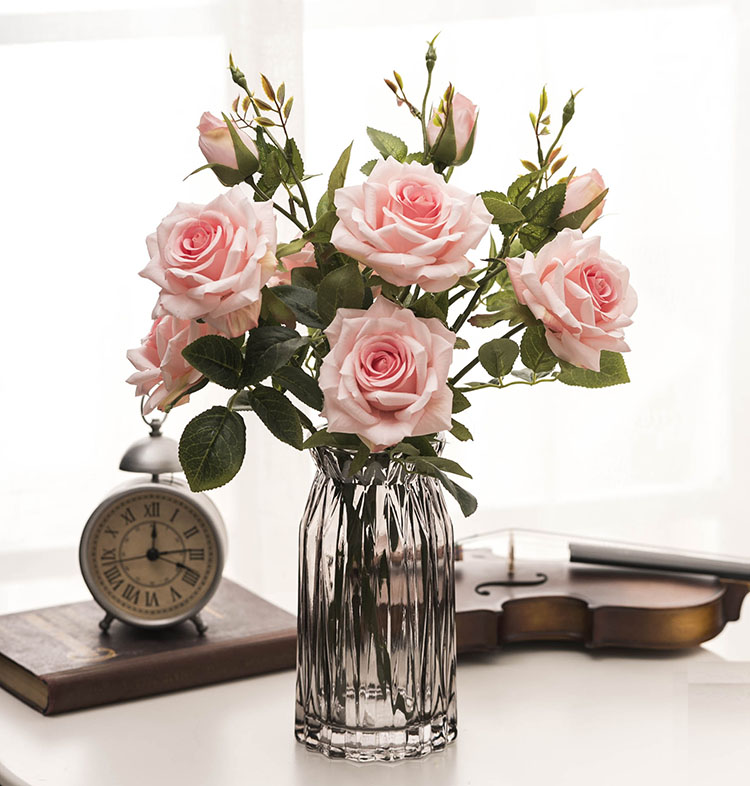 雪山玫瑰 仿真花多头玫瑰花假花装饰花绿叶客厅家居软装摆件 三支在类目 家居饰品, 花瓶/花器/仿真花/仿真饰品, 仿真花/假花中 - 来自Buy2taobao.com提供专业的淘宝代购服务