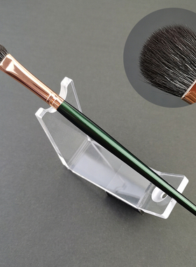 墨绿色中号多功能眼影刷羊毛长杆一支晕染铺色打底上色眼部化妆刷