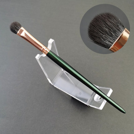 墨绿色中号多功能眼影刷羊毛长杆一支晕染铺色打底上色眼部化妆刷