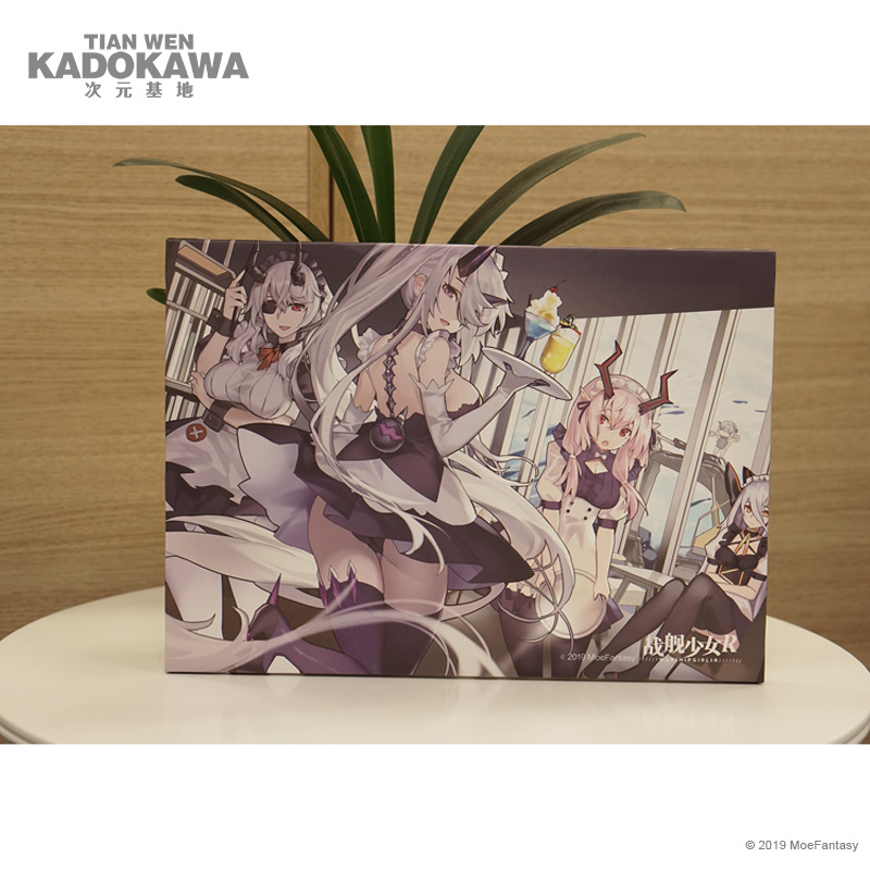 战舰少女R5周年深海舰队维内托海伦娜无框布艺装饰画正版动漫周边图片