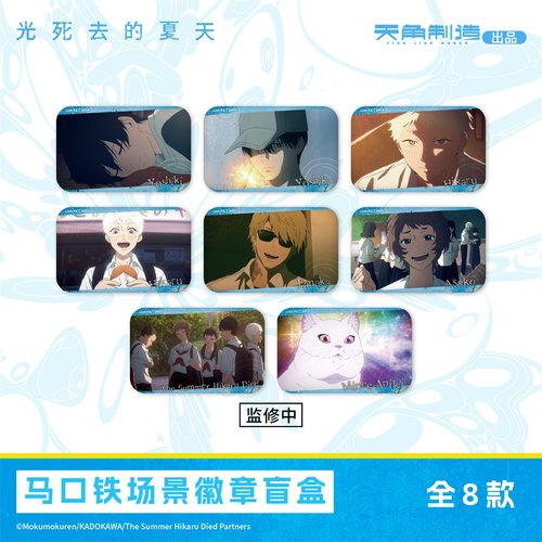 【全款预售】光死去的夏天马口铁场景徽章盲盒辻中佳紀光周边正品