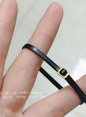 3mm4mm5mm娃衣鞋diy手工材料配件pu仿皮绳皮带黑色服装辅料装饰