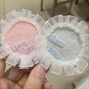 透明白色纱边1.2cm窄花边迷你应援扇DIY装 饰辅料蕾丝卡套雪纺纱