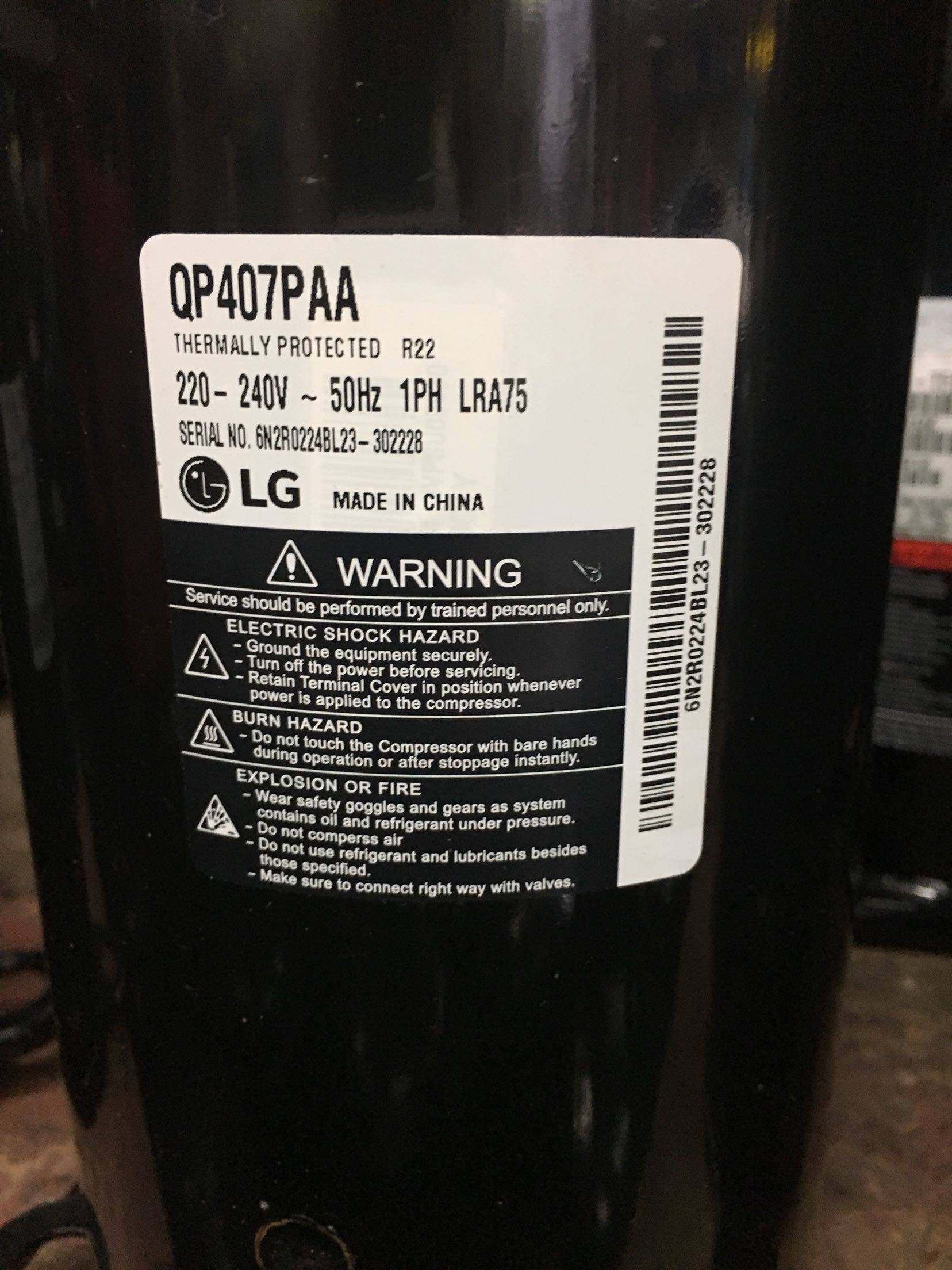 gks108pae适用于lg空调1匹制冷配件压缩机