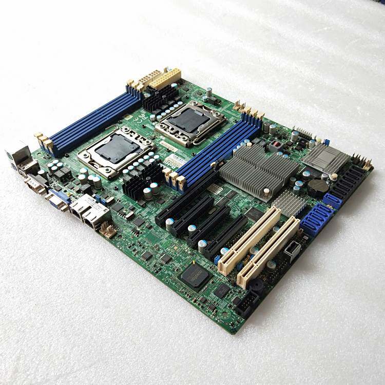 超微 x8dtl-6 1366双路x58主板支持130wcpu x5687 x5680带6gb sas