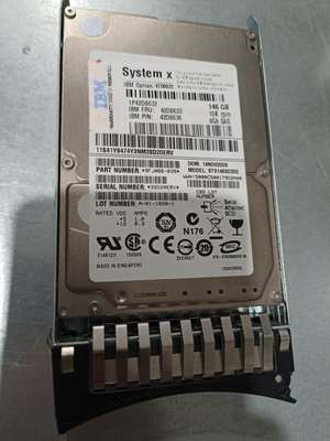 IBM硬盘 146G 10KSAS 6GB 2.5寸 42D0633 42D0636 42D0632 可测试