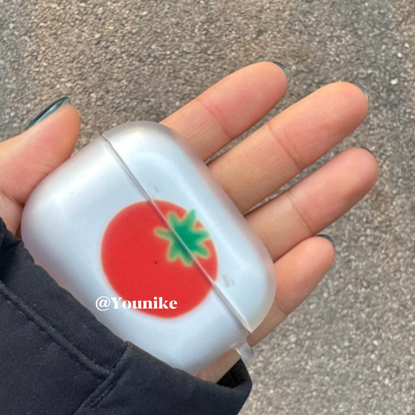 博主同款俏皮创意番茄耳机壳苹果