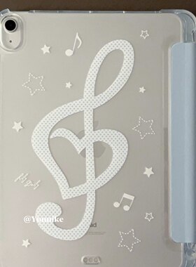韩系ins古早设计感音符iPad壳套