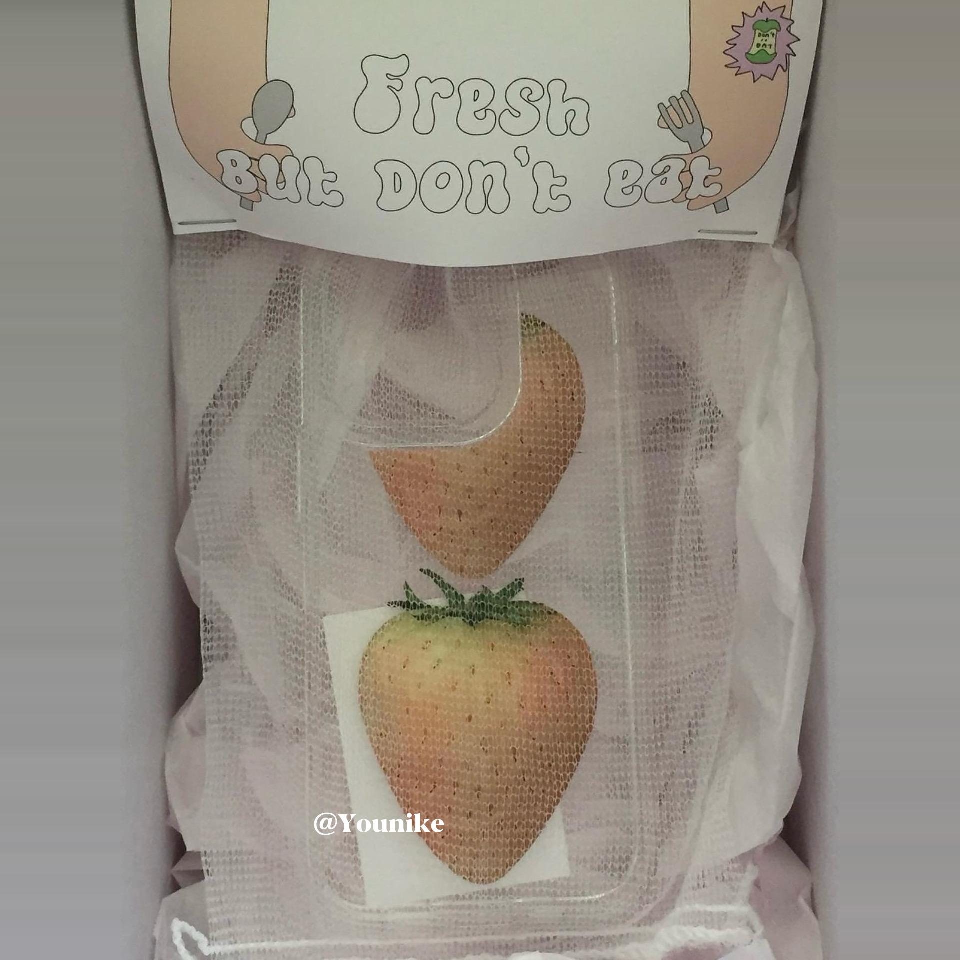 ins风甜美可爱草莓简约百搭苹果