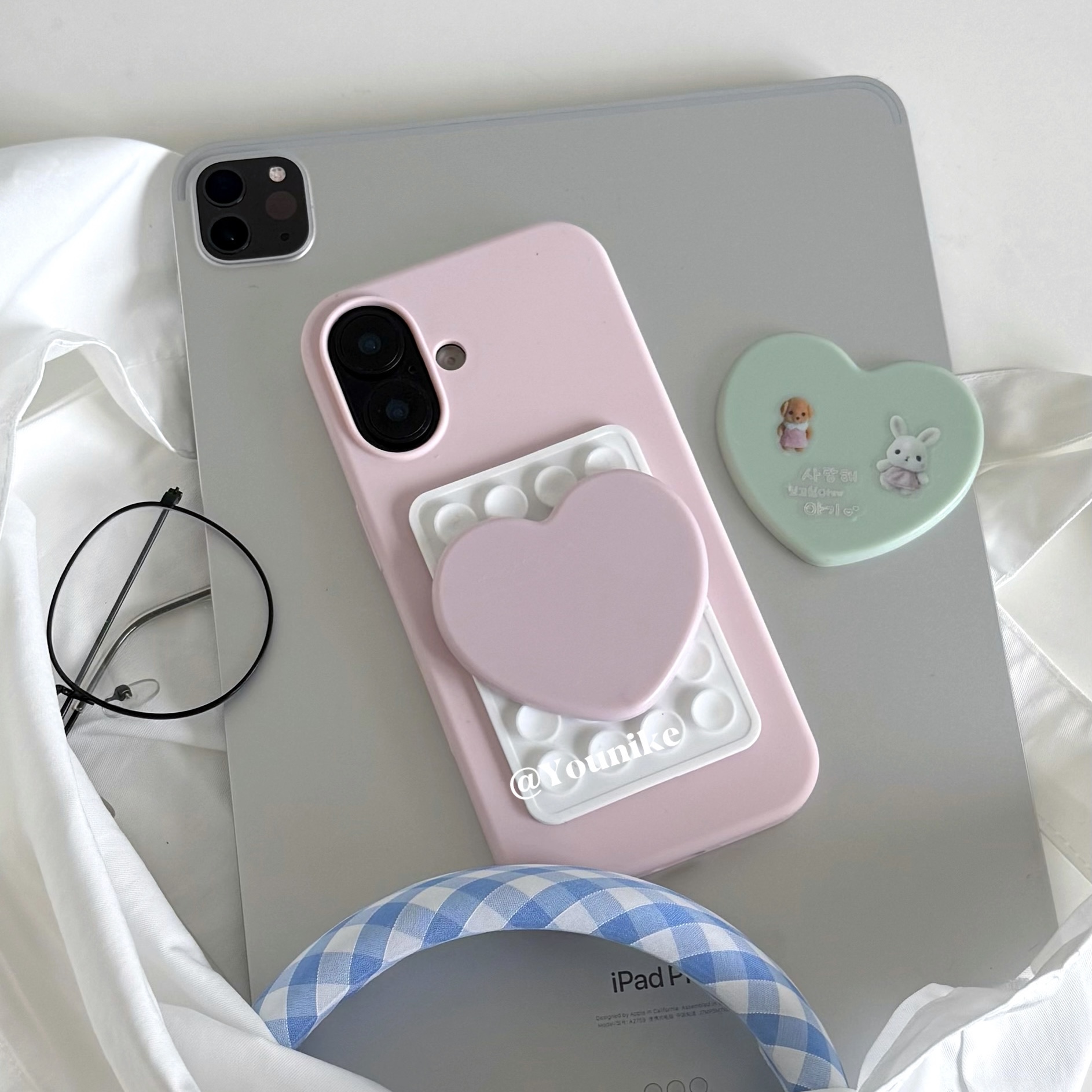 韩系ins奶萌李荣书同款手机壳