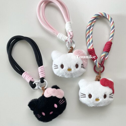 毛绒kitty韩国ins博主同款包挂件