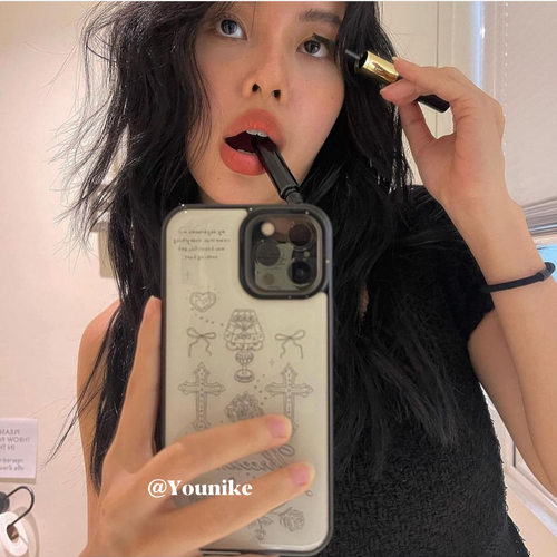 ins博主同款复古艺术手机壳韩系