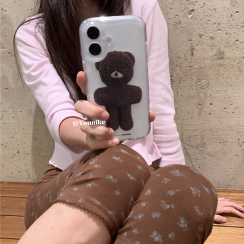 ins博主同款小熊iPhone防摔壳套