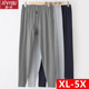 线裤 新一步新款 秋 秋裤 宽松高腰弹力加肥加大保暖衬裤 男士 纯棉大码