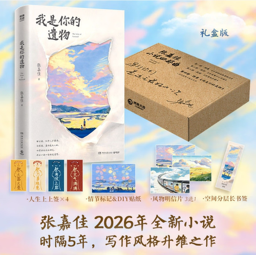 【飞机盒发货+配套赠品】我是你的遗物 张嘉佳2026年全新小说 写作风格升维之作 强伏笔节奏进奏深度治愈