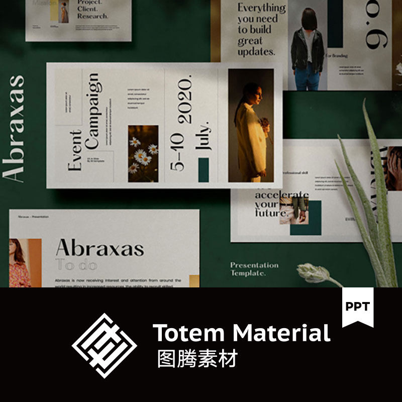 高端时尚简洁文案展示ppt幻灯片信息图表展示版式设计模版下载