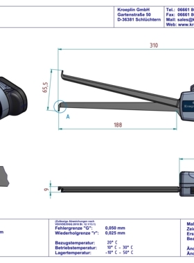 原装进口德国KROEPLIN 古奥匹林H415 数显内外测卡规