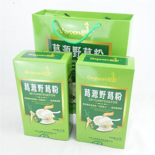 横峰葛根粉 葛源牌野葛粉礼盒装600g 江西上饶特产野谷葛粉 包邮