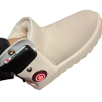 适用自带开关发热鞋 电暖鞋子 5V充电电池5000mAh圆孔插座DC3.5