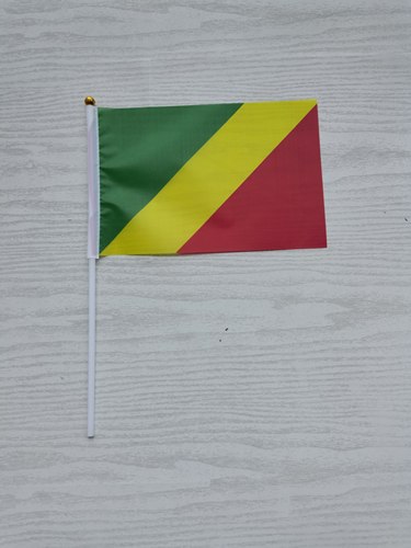 7号8号刚果布国旗手挥旗手摇旗手旗小旗子小国旗