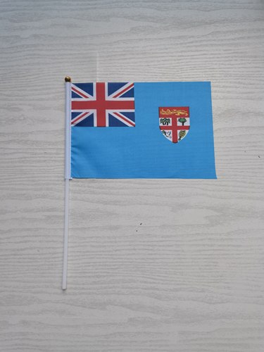 8号斐济国旗手摇旗手旗手挥旗斐济小国旗斐济小旗子