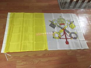 包邮4号90*150CM梵蒂冈国旗旗帜大国旗大旗子