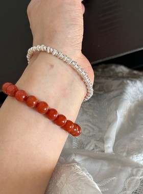 新中式天然高货南红玛瑙手链
