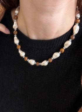 天然淡水珍珠项链女款