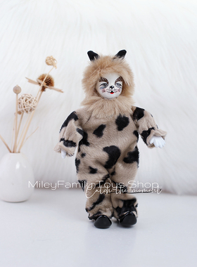 站姿原创纯手工陶瓷卡通摆件人偶