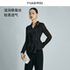 桑蚕丝 领蚕丝印花衫 NAERSI娜尔思围裹式 显瘦版 型衬衫 春季 新款