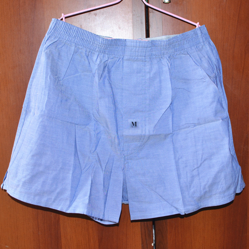 优家男生宽松型三分裤速干透气青春跑步短裤居家藏青色满百包邮