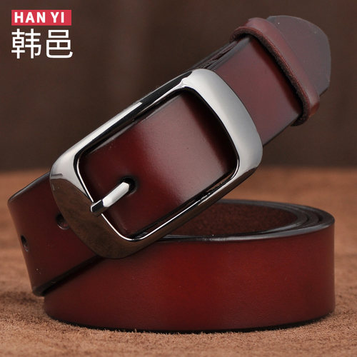 简约时尚休闲针扣女士皮带