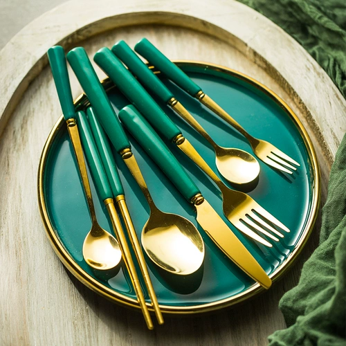 Брендовые золотые палочки для еды из нержавеющей стали, скандинавский комплект, 4 предмета, легкий роскошный стиль