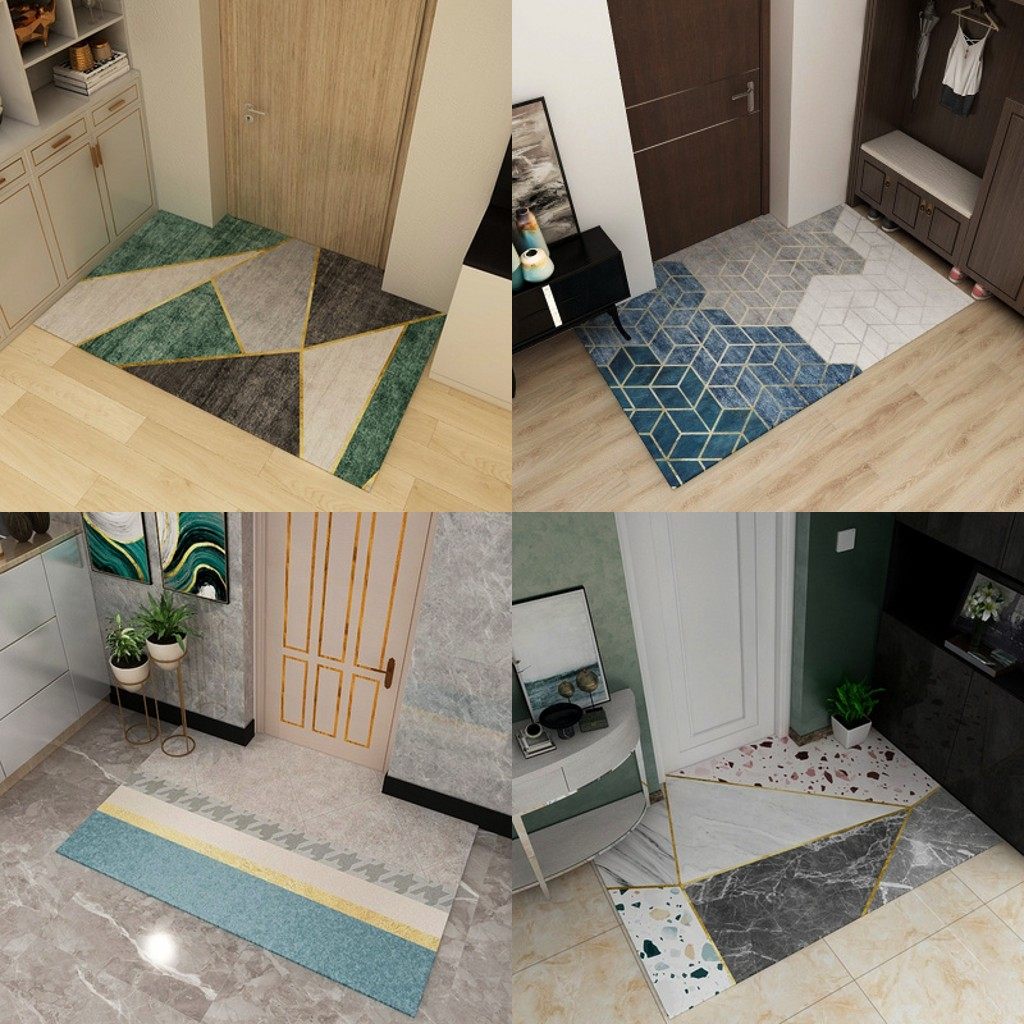 皮革免洗耐脏家用入户门玄关地垫