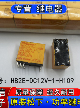 原装松下HB2E-DC2V-1-H109小型功率继电器AW622144两开两闭8脚1A
