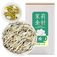 漫悠 茉莉金針  茉莉花茶濃香型 茶葉新茶廣西橫縣茉莉金針125克