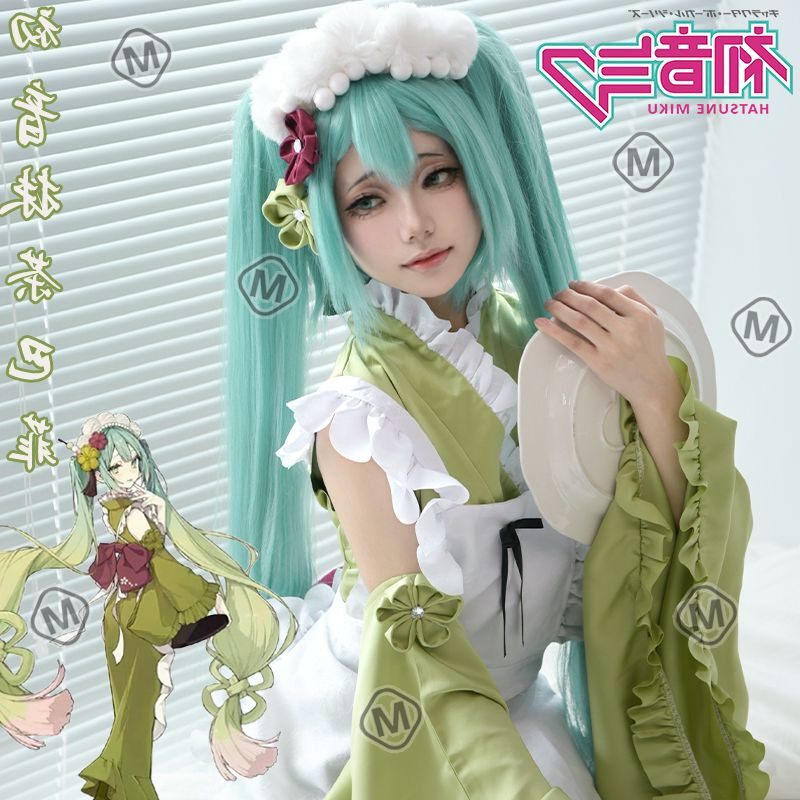 【高配版】初音未来cos服mi抹茶芭菲cosplay女装ku未来二次元动漫