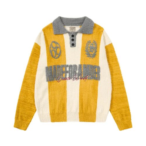 Stripedlooseknitsweater