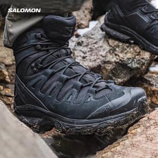 户外登山徒步鞋 QUEST FORCES 中帮防水防滑作战靴 萨洛蒙军版