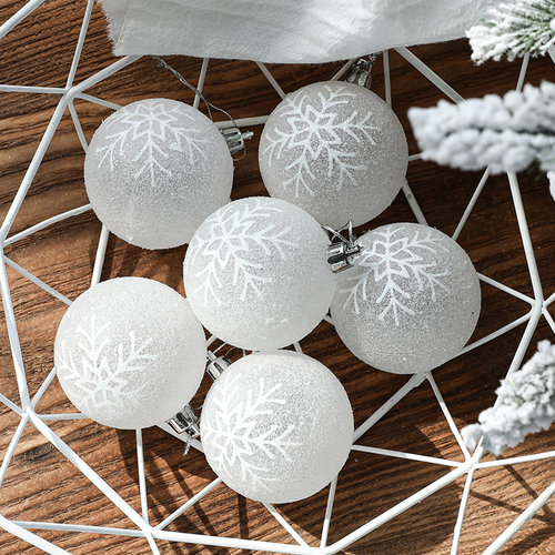 雪花圣诞球圣诞树装饰亚克力