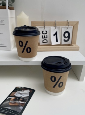 拍周边拍照道具小摆件ins韩风一次性%咖啡奶茶纸杯子拍摄网红街拍