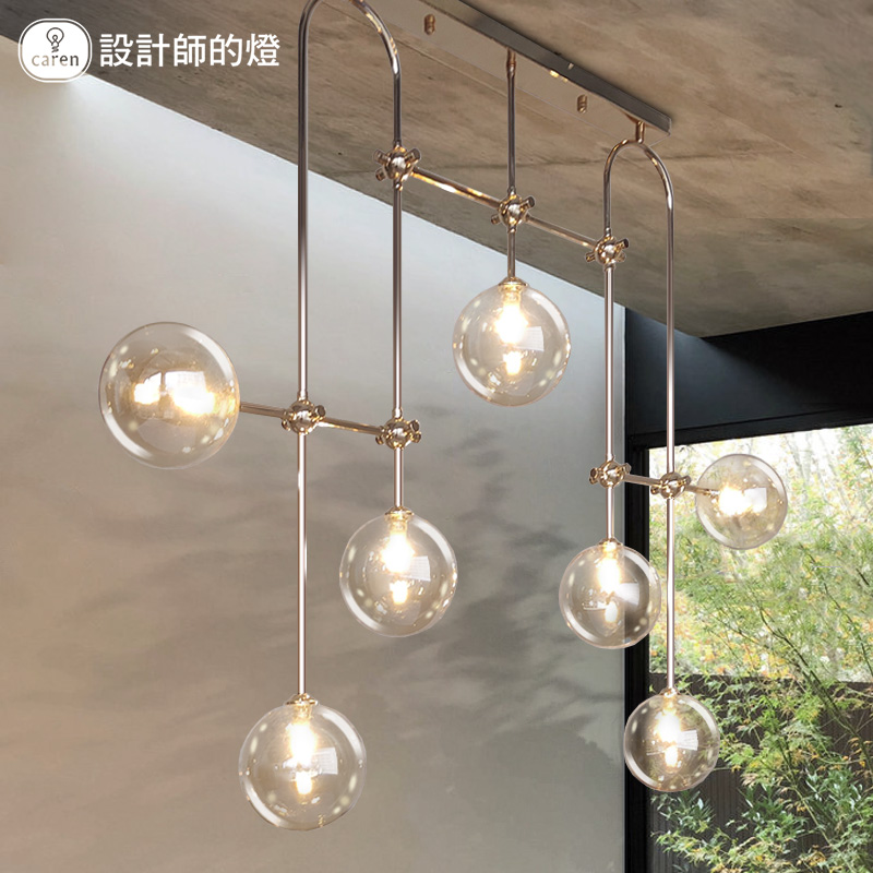 设计师的灯高级感多头金色吊灯