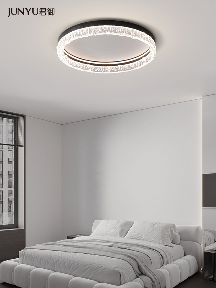 新法式风格卧室灯吸顶灯现代光豪华高端圆形全光谱护眼卧室餐厅灯