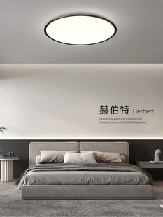 极简超薄Led吸顶灯简约现代主卧室灯房间灯走廊厨房阳台斯堪 纳