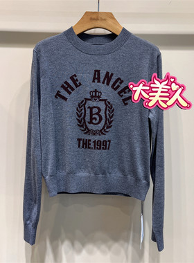 B2S4M079-469BANANABABY2026秋季香蕉宝贝专柜图案提花毛衫