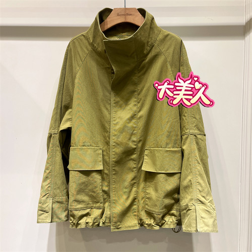 B2S3F097-1199BANANABABY2026秋季香蕉宝贝专柜正品立领双口袋