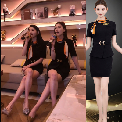 铭绣新款夜场ktv包厢dj公主服